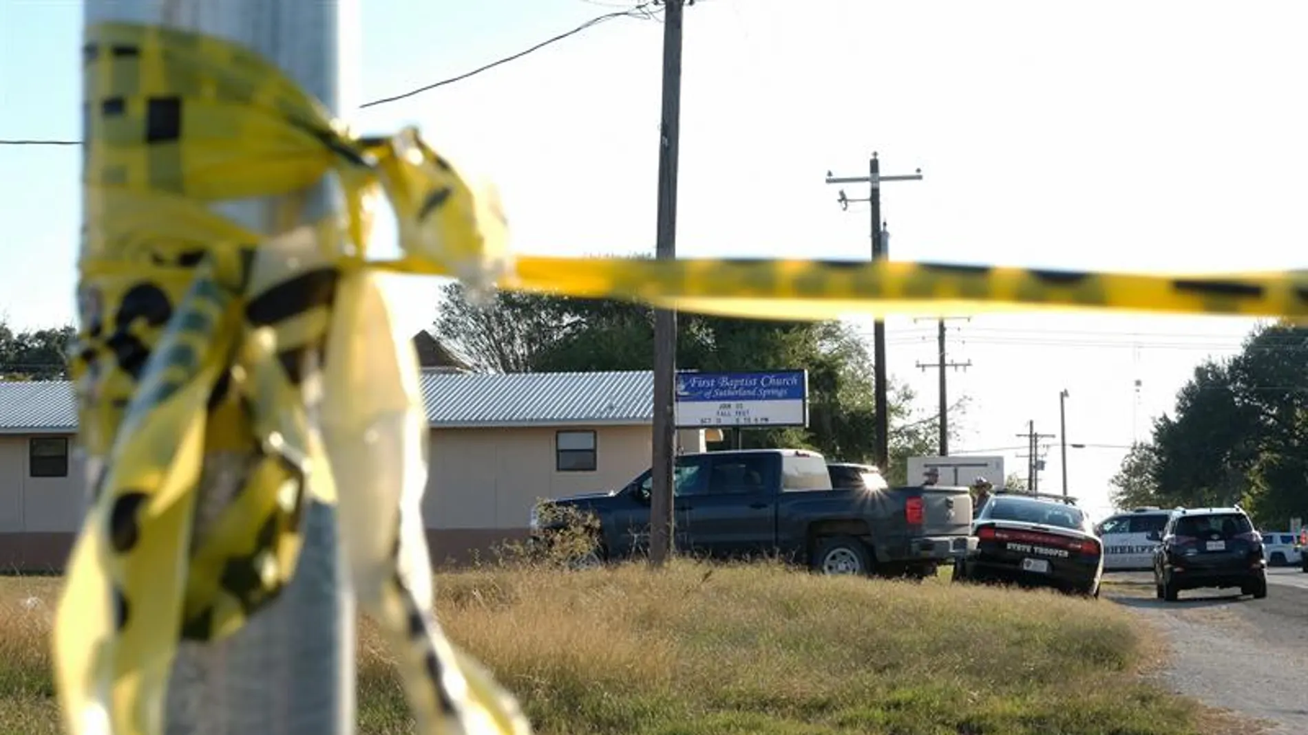 Imagen de archivo de las inmediaciones del lugar en el que ha habido un tiroteo en EEUU Imagen de archivo de las inmediaciones del lugar en el que ha habido un tiroteo en EEUU