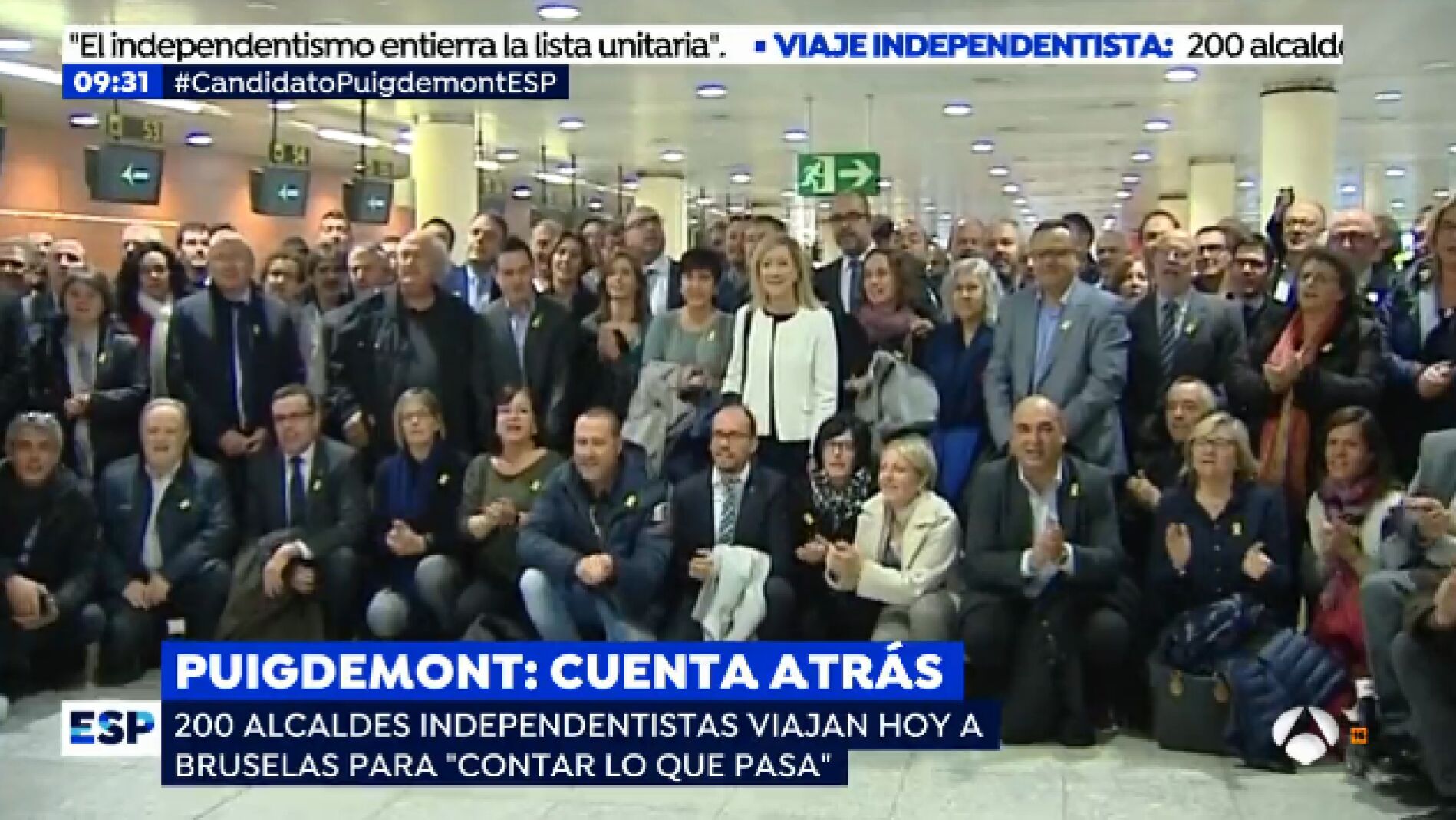 Alcaldes independentistas viajan a Bruselas