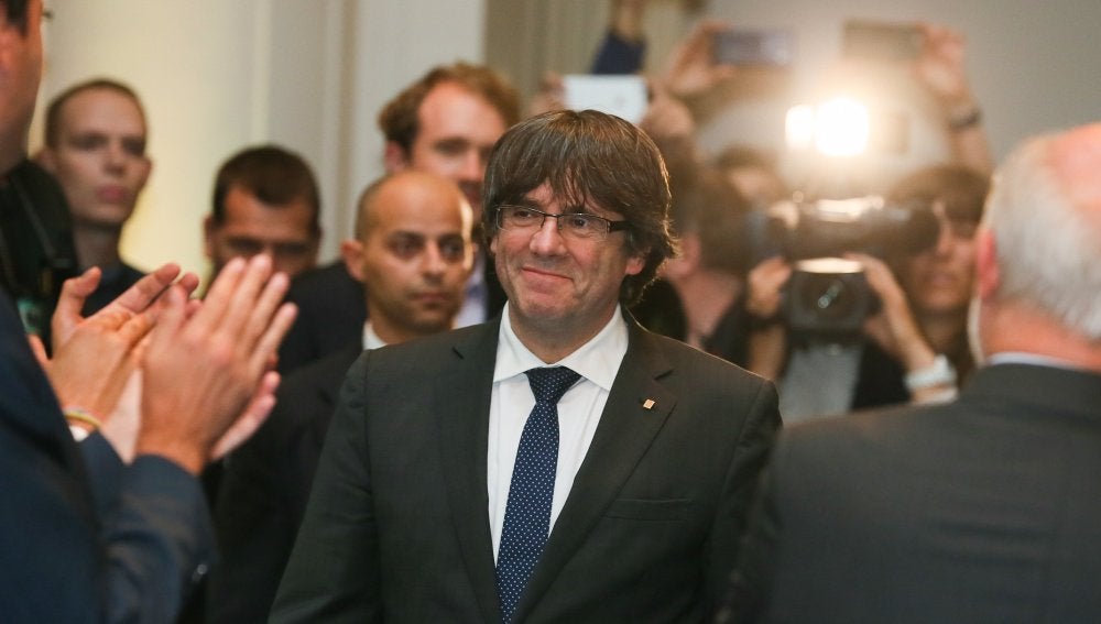 El expresidente de la Generalitat, Carles Puigdemont