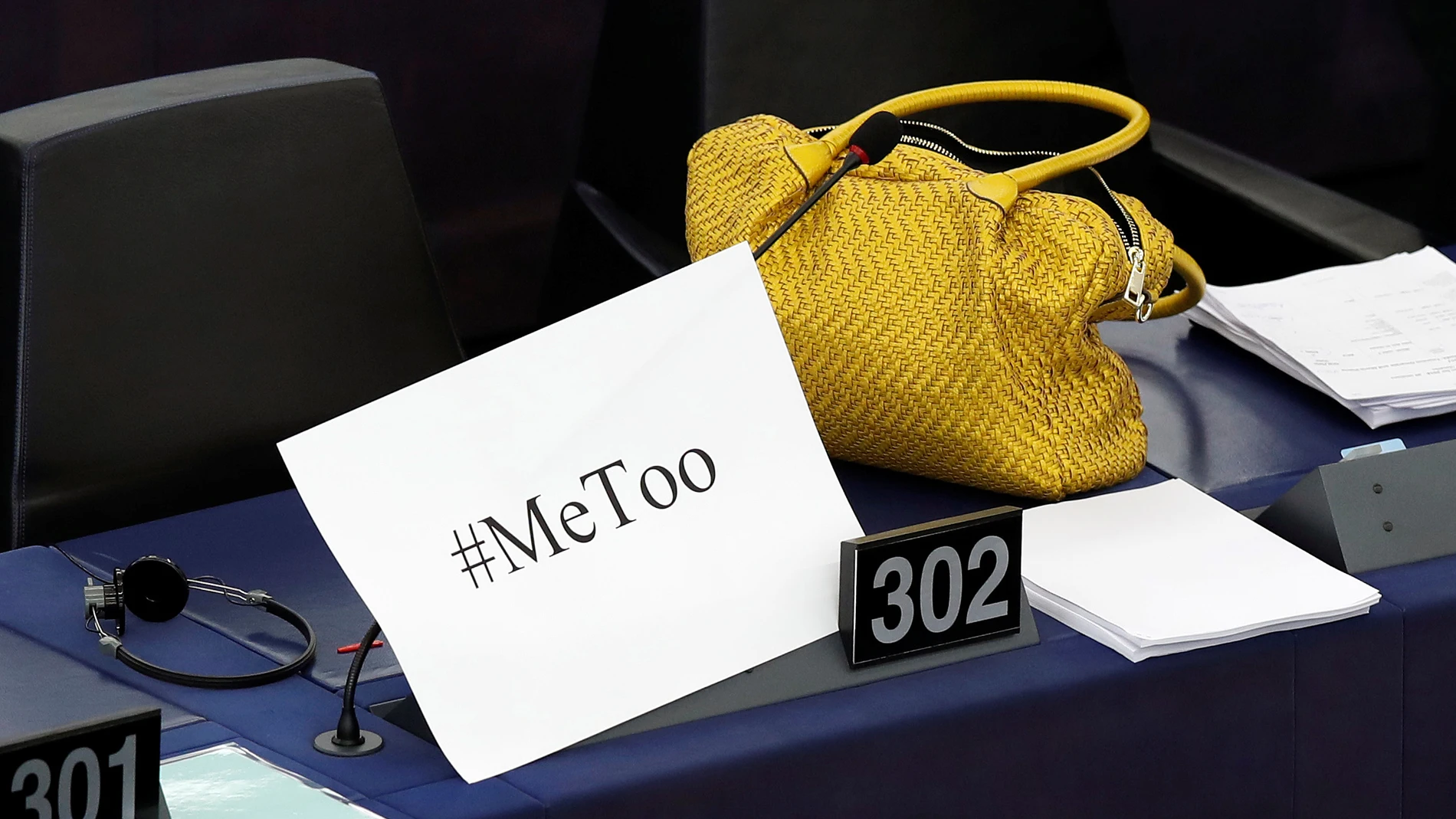 Un cartel de la campaña 'Me too' Un cartel de la campaña 'Me too'
