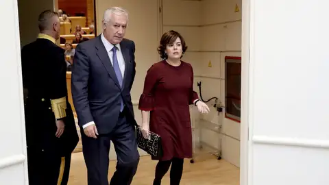 La vicepresidenta del Gobierno, Soraya Sáenz de Santamaría La vicepresidenta del Gobierno, Soraya Sáenz de Santamaría