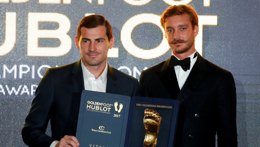 Iker Casillas, premio Golden Foot 2017