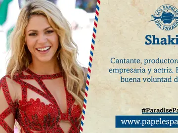 Shakira, implicada en los Papeles del Paraíso Shakira, implicada en los Papeles del Paraíso
