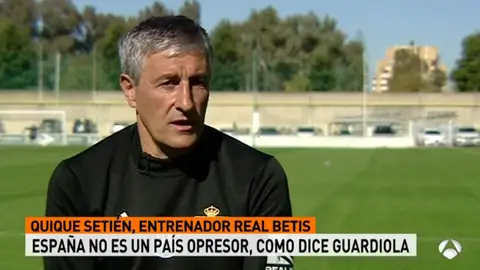 Quique Setién, técnico del Betis Quique Setién, técnico del Betis