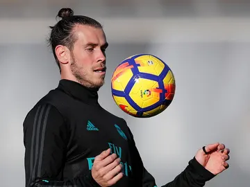 Gareth Bale, durante el entrenamiento del Real Madrid Gareth Bale, durante el entrenamiento del Real Madrid