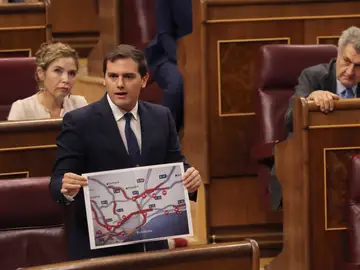 Albert Rivera en la sesión de control al Gobierno Albert Rivera en la sesión de control al Gobierno