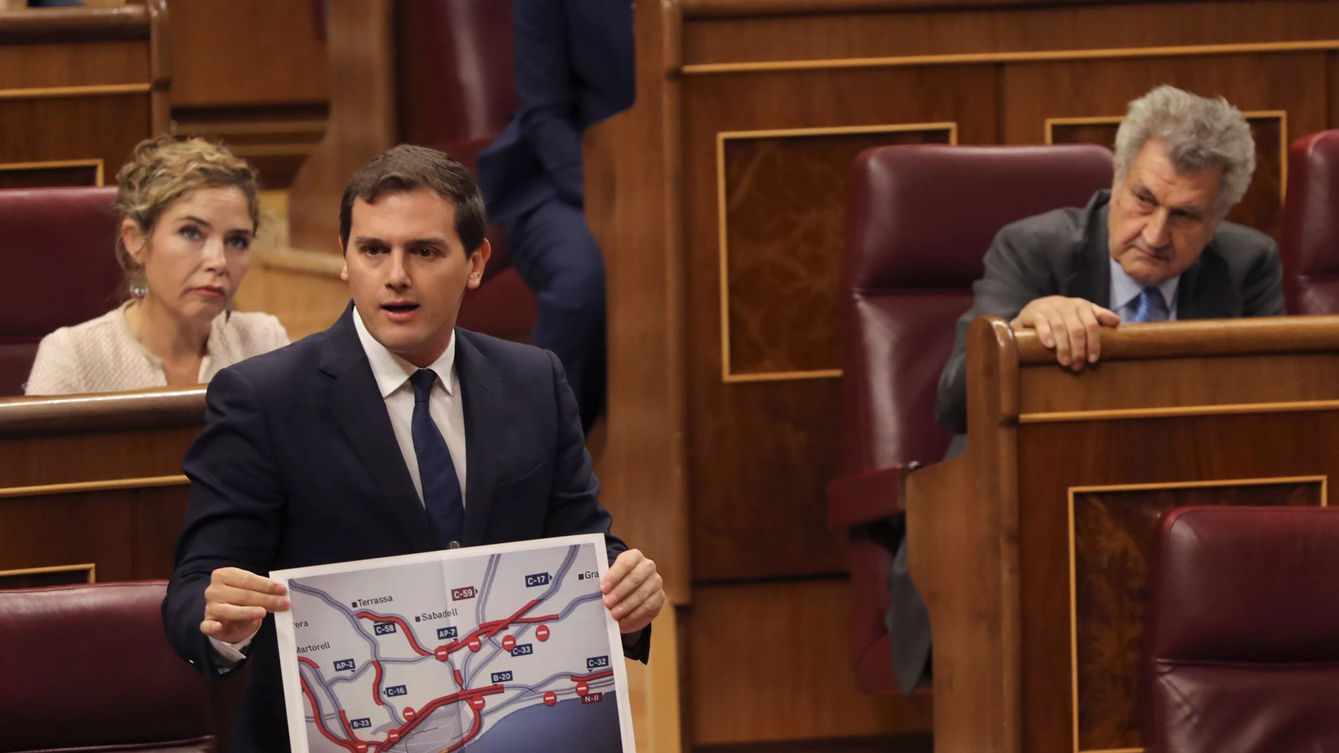 Albert Rivera en la sesión de control al Gobierno Albert Rivera en la sesión de control al Gobierno