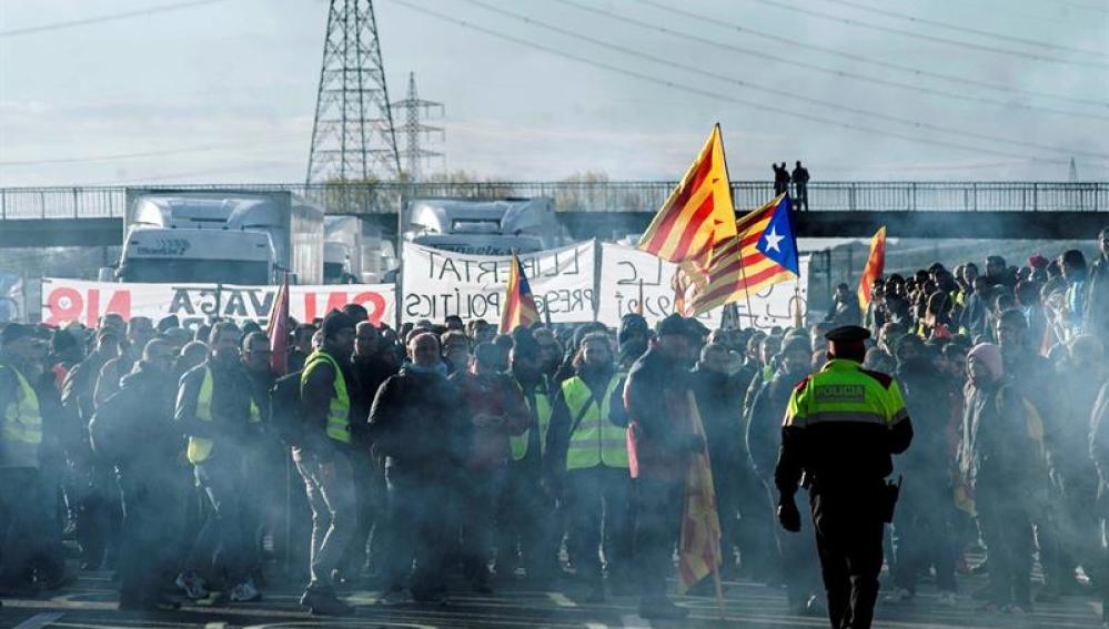 Huelga general en Cataluña