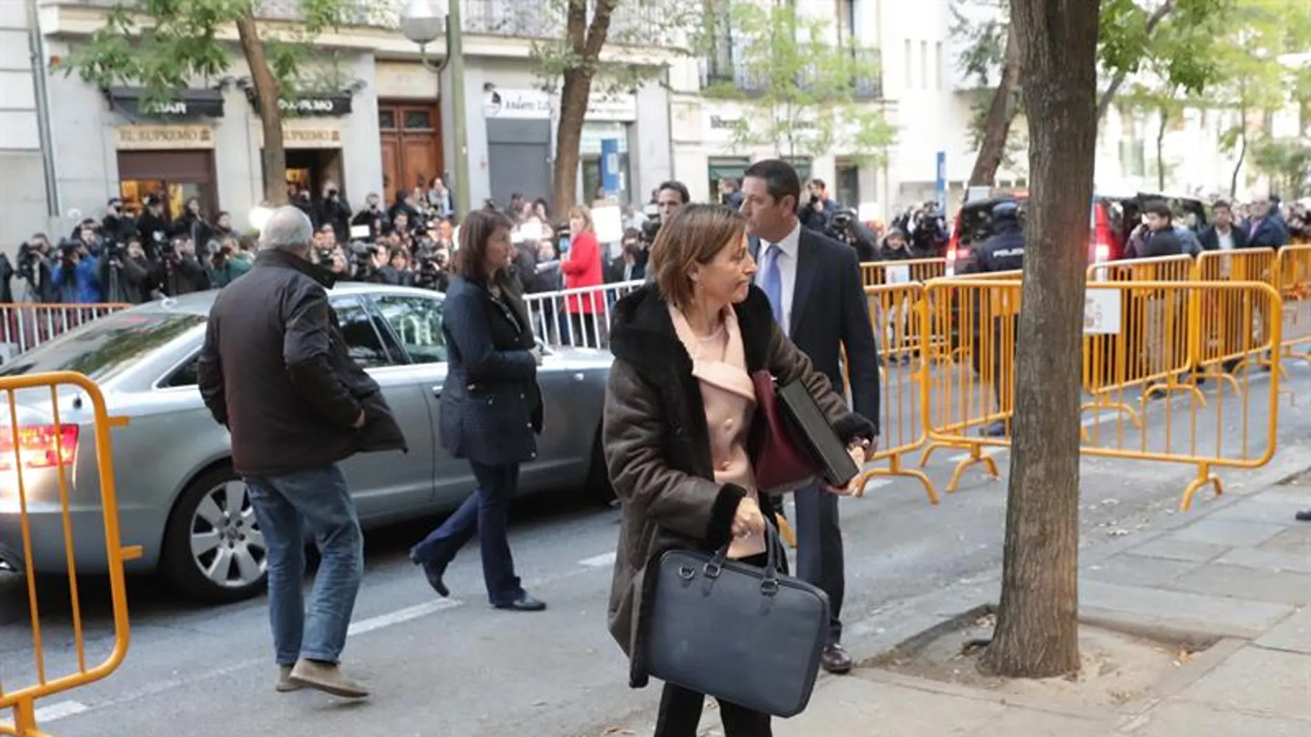 Carme Forcadell llega al Tribunal Supremo