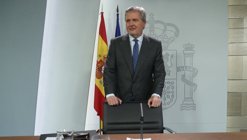 El portavoz del Gobierno y ministro de Educación, Cultura y Deporte, Íñigo Méndez de Vigo