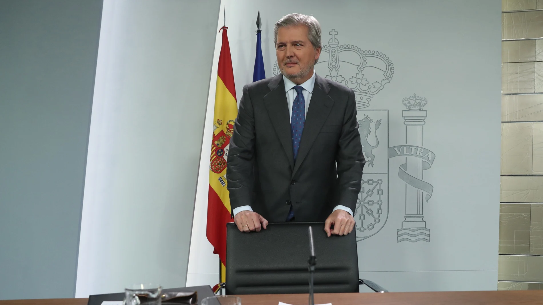 El portavoz del Gobierno y ministro de Educación, Cultura y Deporte, Íñigo Méndez de Vigo El portavoz del Gobierno y ministro de Educación, Cultura y Deporte, Íñigo Méndez de Vigo