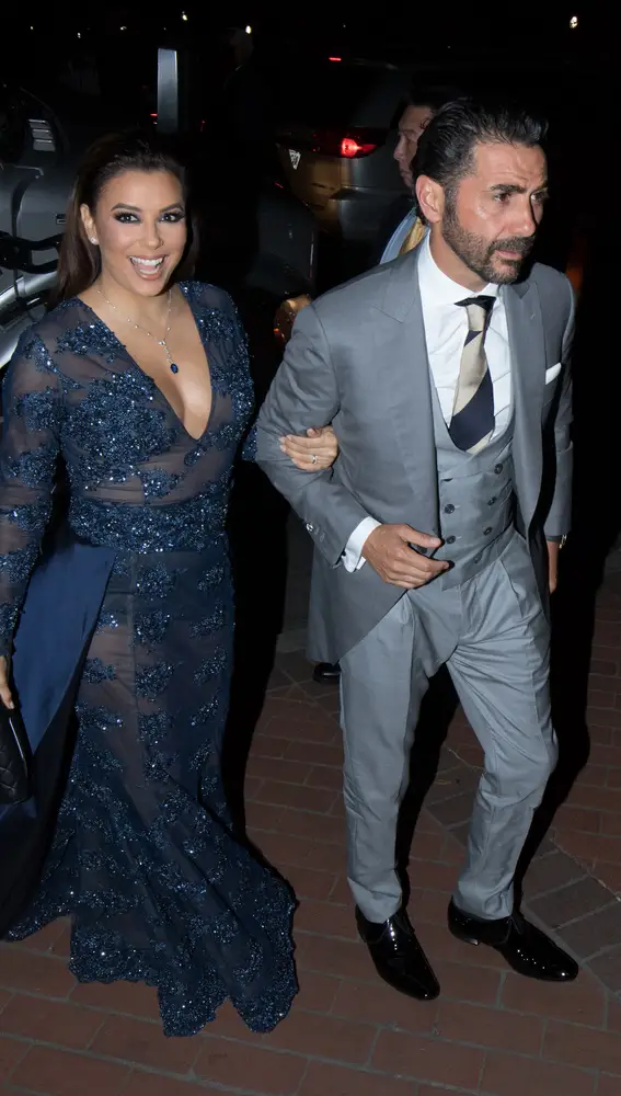 Eva Longoria lució espectacular junto a su marido