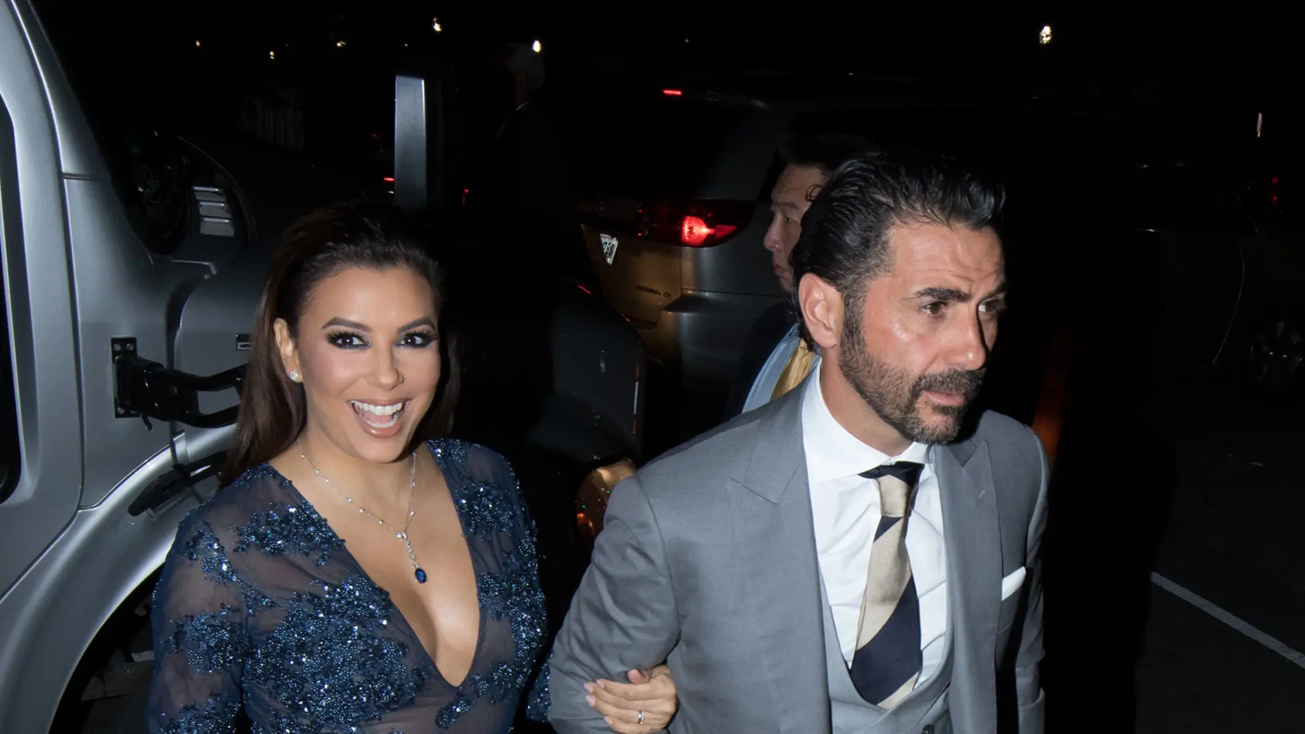 Eva Longoria lució espectacular junto a su marido