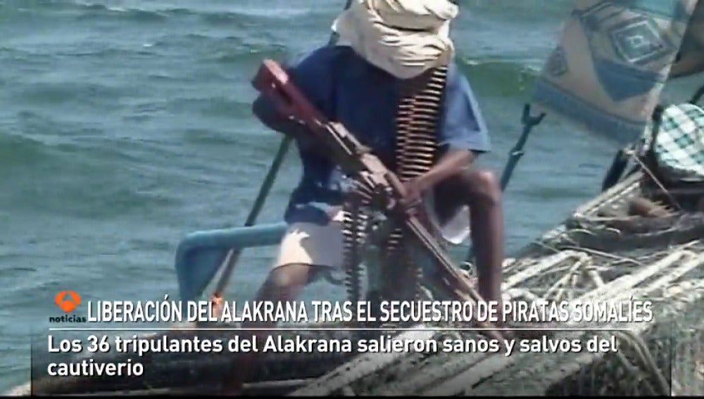 La liberación del Alakrana tras el secuestro de piratas somalíes