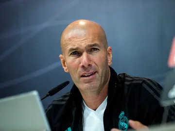Zidane, en rueda de prensa Zidane, en rueda de prensa