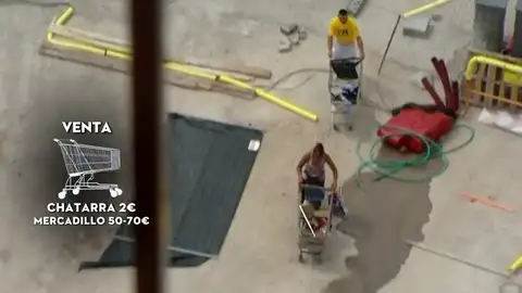 Antirrobo para carritos del supermercado Antirrobo para carritos del supermercado