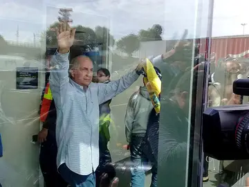Antonio Ledezma a su llegada a Madrid Antonio Ledezma a su llegada a Madrid