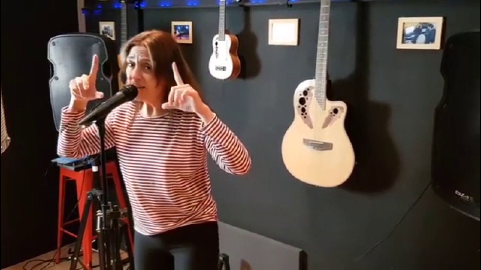 Los divertidos ensayos de Pepa Aniorte para transformarse en 'Tu cara me suena'