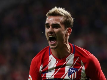 Griezmann protesta una acción