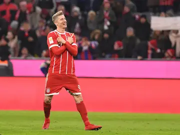Lewandowski celebra un gol ante el Augsburgo Lewandowski celebra un gol ante el Augsburgo