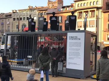 Cárcel recreada por la ANC y Òmnium Cárcel recreada por la ANC y Òmnium