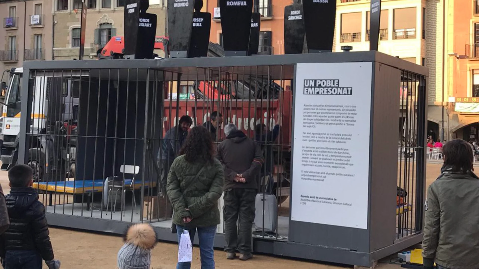 Cárcel recreada por la ANC y Òmnium Cárcel recreada por la ANC y Òmnium