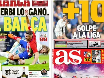 El derbi, en las portadas de la prensa El derbi, en las portadas de la prensa