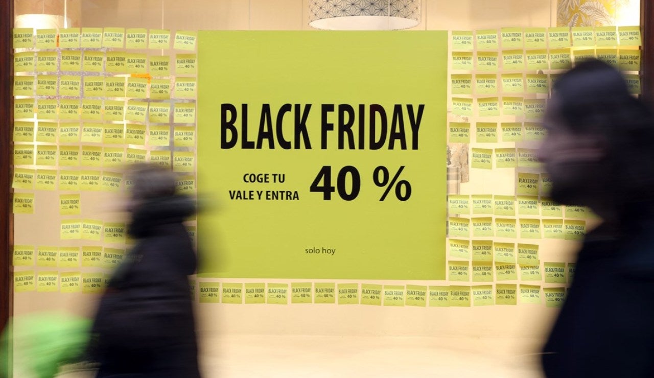 Cartel promocional con descuentos del Black Friday Cartel promocional con descuentos del Black Friday