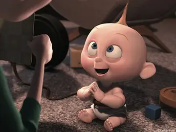 El bebé de la película 'Los increíbles' El bebé de la película 'Los increíbles'