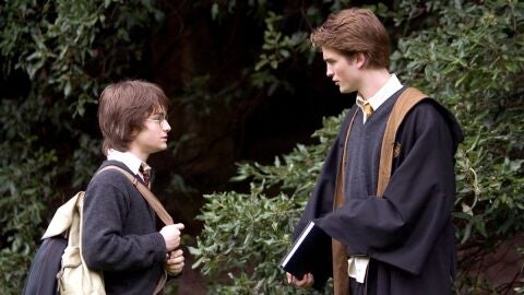 Harry y Cedric en 'El Cáliz de Fuego'