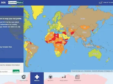 Mapa de riesgo en términos de salud Mapa de riesgo en términos de salud