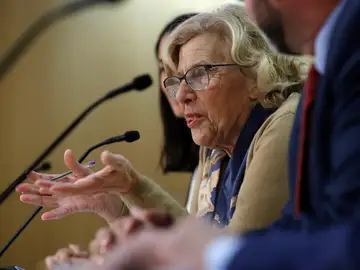 La alcaldesa de Madrid, Manuela Carmena La alcaldesa de Madrid, Manuela Carmena