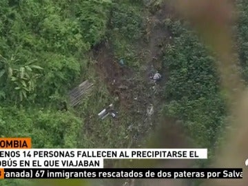 Mueren 14 personas en un accidente de autobús en el noroeste de Colombia