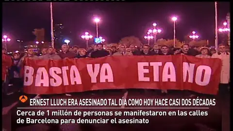 Ernest Lluch era asesinado tal día como hoy hace casi dos décadas Ernest Lluch era asesinado tal día como hoy hace casi dos décadas