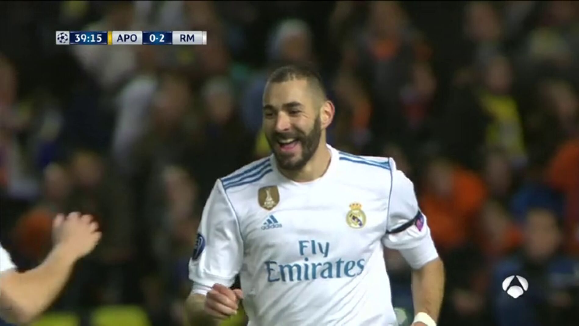 Benzema volvi&oacute; a marcar ante el APOEL: as&iacute; fue la gran jugada del Madrid para el 0-2 en Nicosia