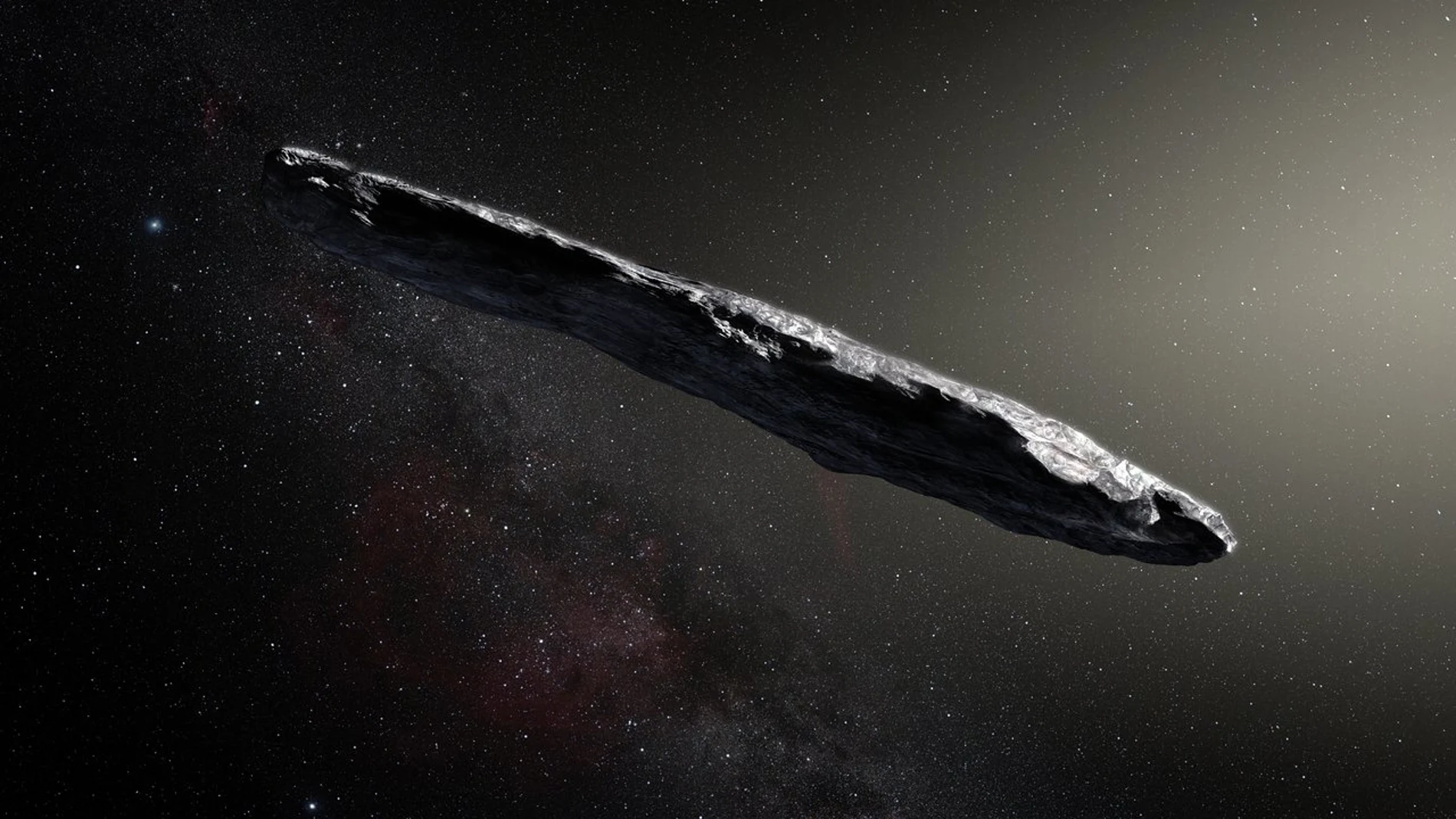 El alargadisimo Oumuamua el primer asteroide interestelar El alargadisimo Oumuamua el primer asteroide interestelar