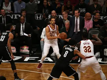 José Manuel Calderón, durante un partido contra los Nets José Manuel Calderón, durante un partido contra los Nets