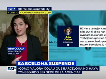 Ada Colau, en EP Ada Colau, en EP