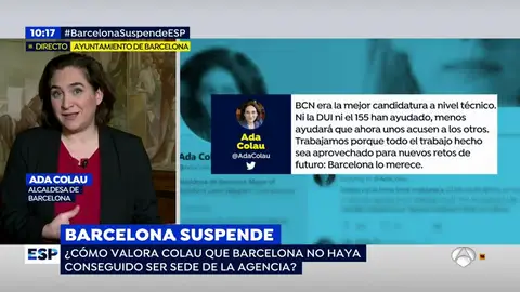 Ada Colau, en EP Ada Colau, en EP