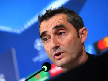 Ernesto Valverde, en rueda de prensa Ernesto Valverde, en rueda de prensa