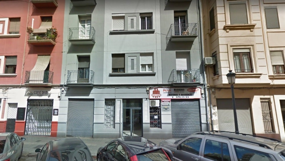 La fachada del piso