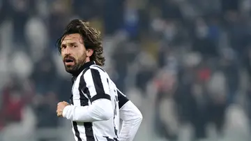 Pirlo, durante su etapa en la Juventus Pirlo, durante su etapa en la Juventus