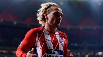 Griezmann, durante un partido con el Atl&eacute;tico de Madrid