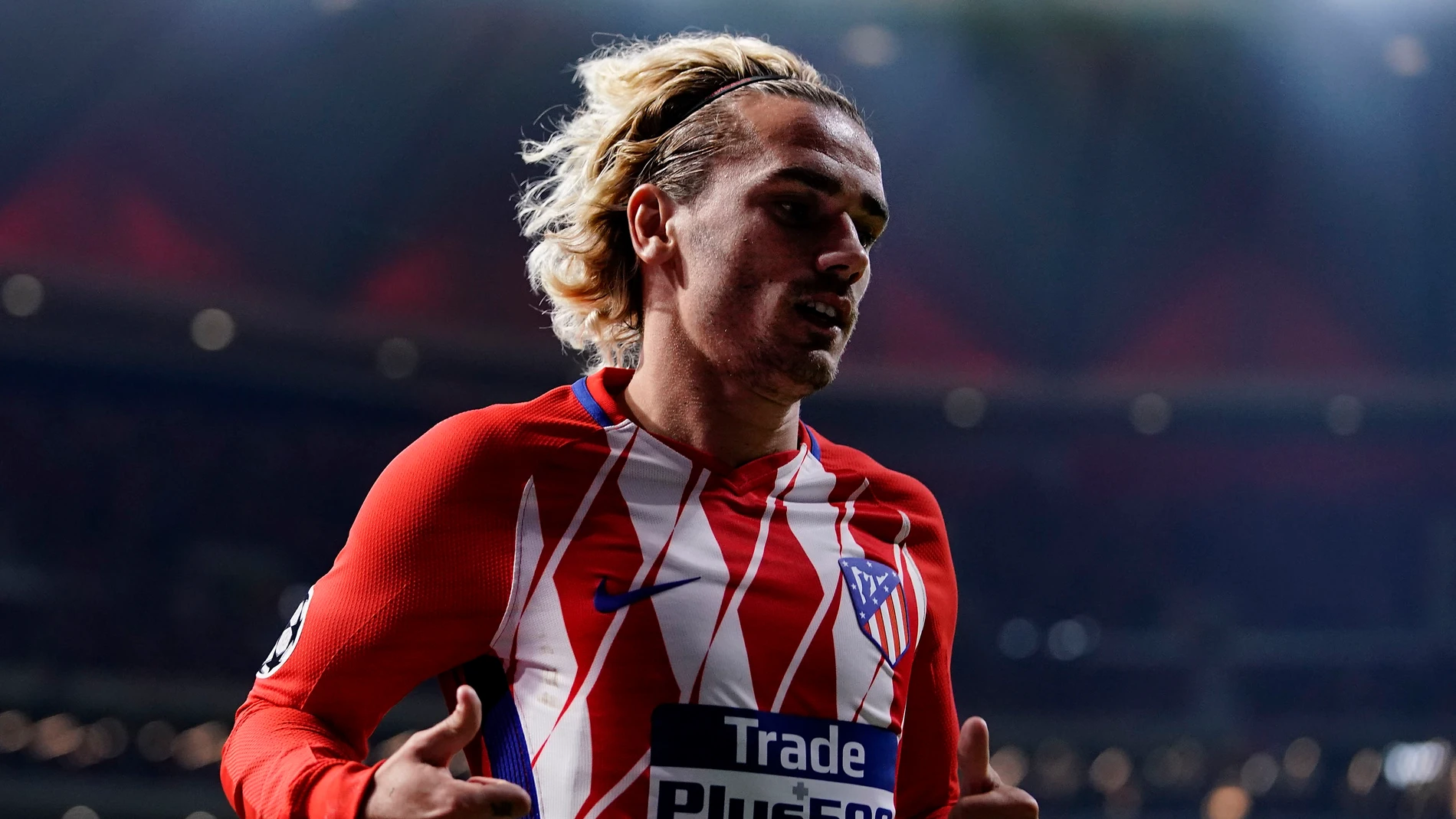 Griezmann, durante un partido con el Atlético de Madrid Griezmann, durante un partido con el Atlético de Madrid