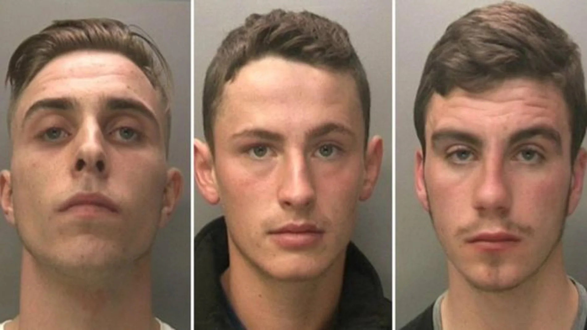 Los tres jóvenes detenidos Los tres jóvenes detenidos