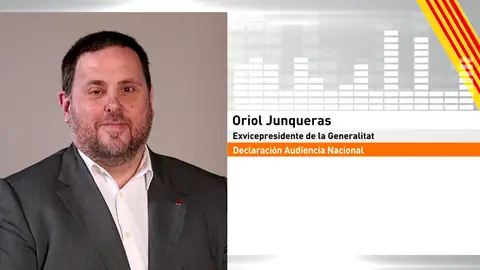 Junqueras y siete exconsejeros catalanes defendieron ante la Audiencia Nacional que rechazan la violencia Junqueras y siete exconsejeros catalanes defendieron ante la Audiencia Nacional que rechazan la violencia