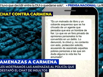 Identifican a los policías que vertieron insultos contra Carmena en un chat Identifican a los policías que vertieron insultos contra Carmena en un chat