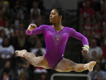 Gabby Douglas, durante una competición