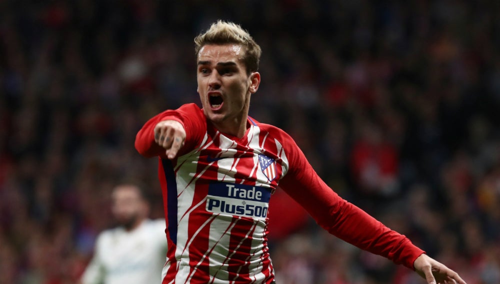 Griezmann protesta una acción