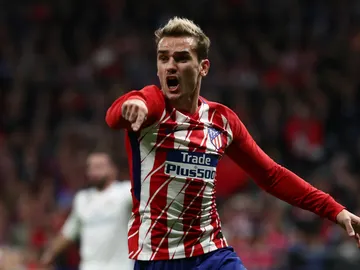 Griezmann protesta una acción Griezmann protesta una acción